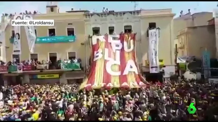 Ciudadanos acusa al PSC de permitir pancartas independentistas en Villafranca del Panadés