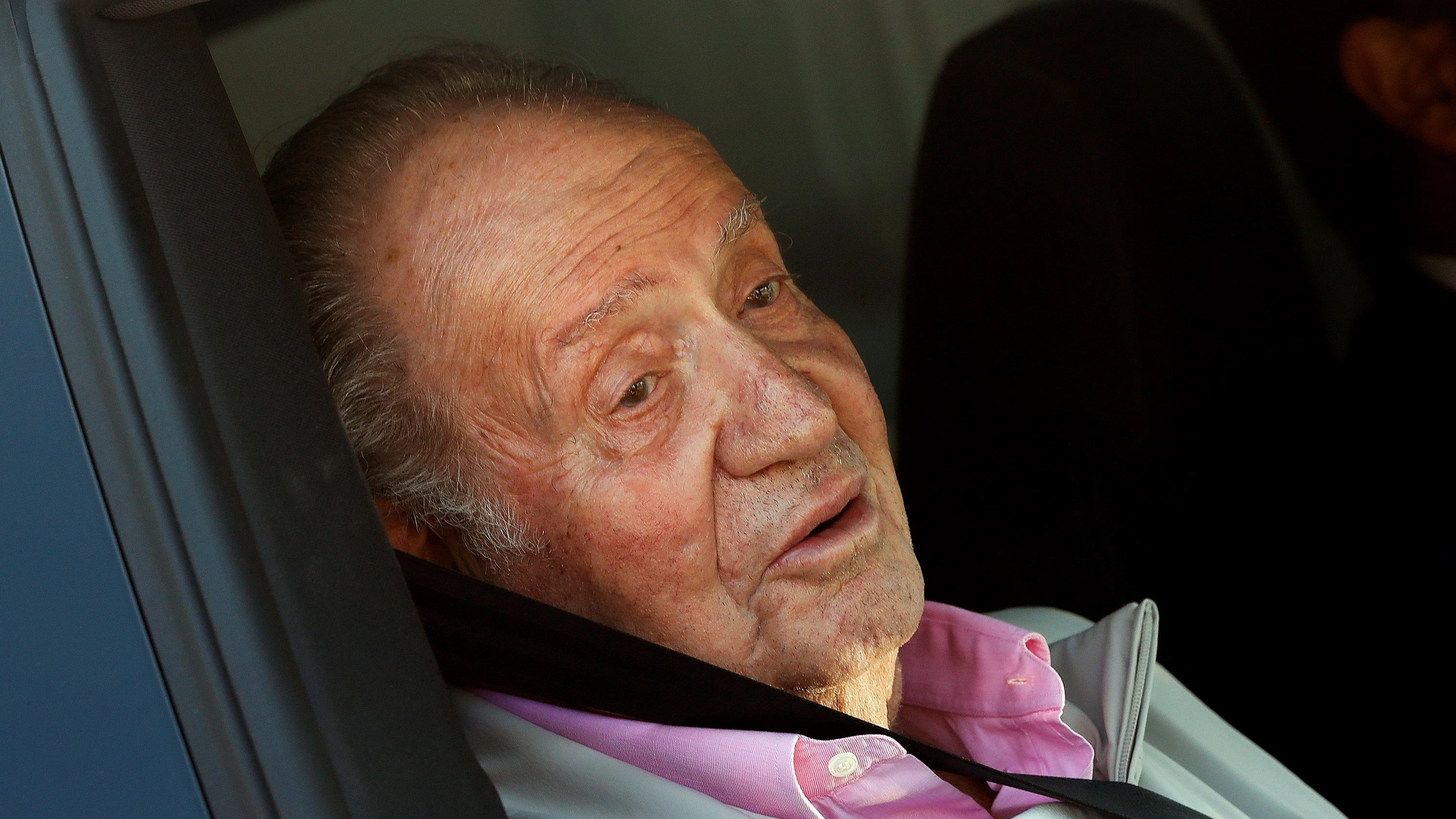 El rey Juan Carlos tras salir del hospital en 2019