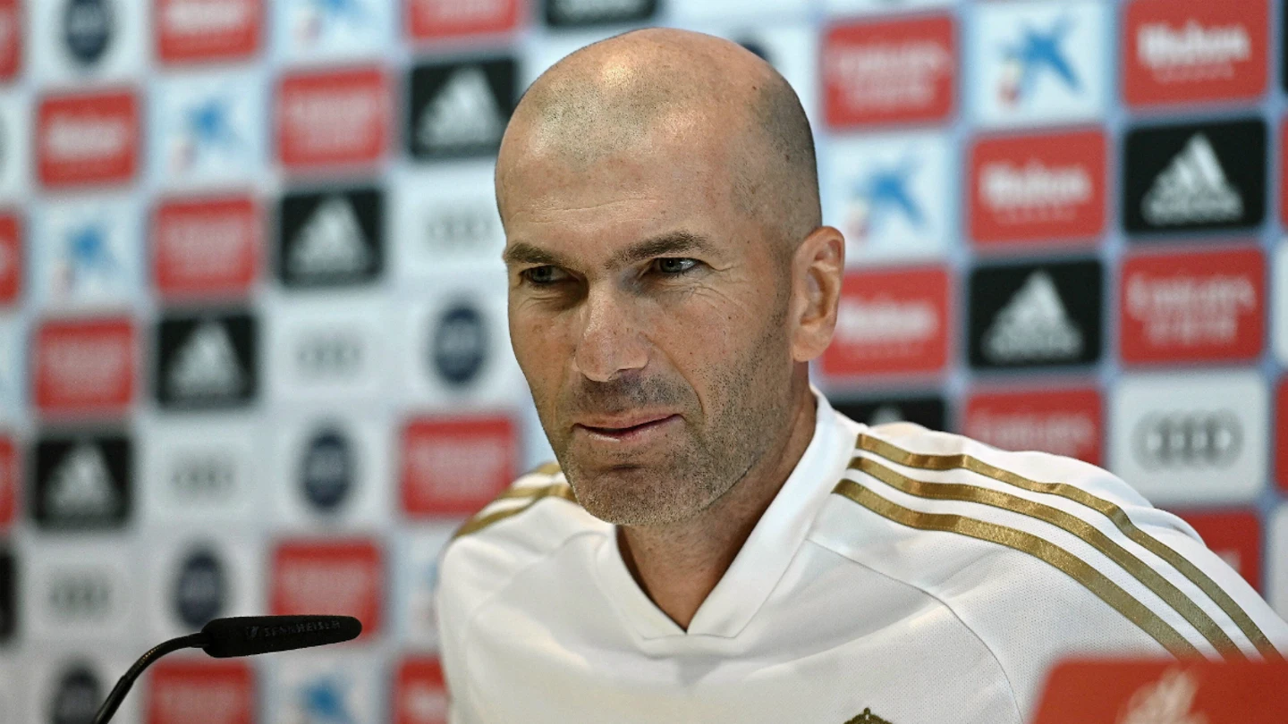 Zidane, en rueda de prensa Zidane, en rueda de prensa