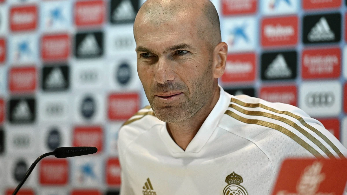 Zidane, en rueda de prensa