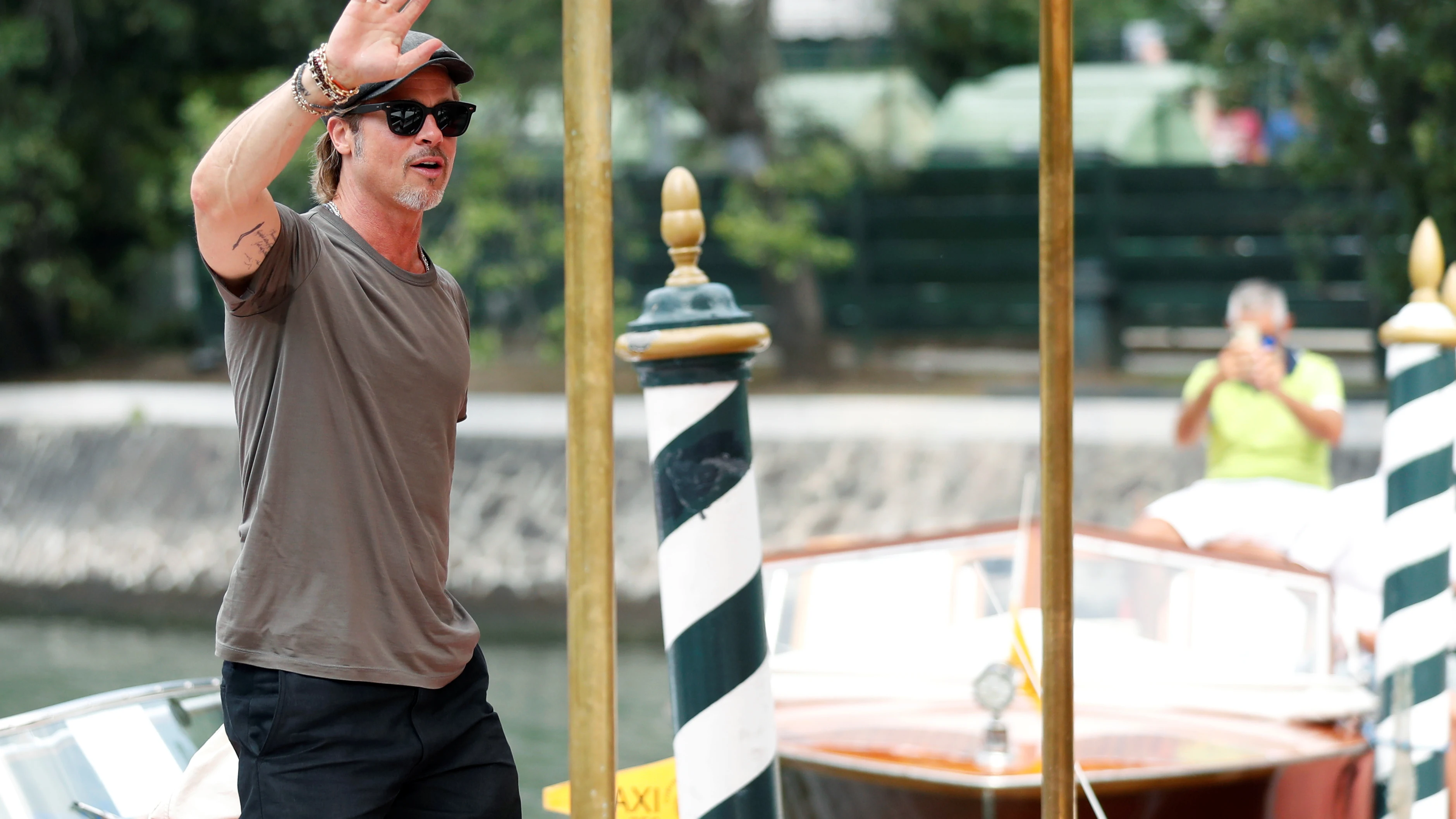 Brad Pitt en el festival de Venecia