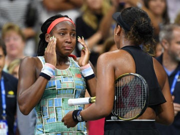Coco Gauff, con Naomi Osaka Coco Gauff, con Naomi Osaka
