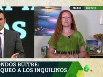 Entrevista a la portavoz de la asociación de afectados por los fondos buitre en Madrid Entrevista a la portavoz de la asociación de afectados por los fondos buitre en Madrid