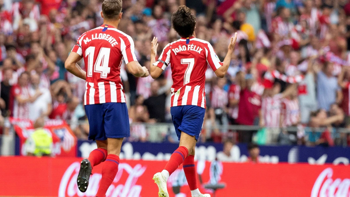 Joao Félix celebra un gol