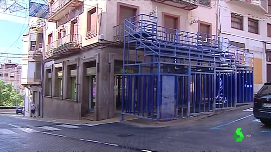Imagen del lugar en el que un joven ha fallecido tras sufrir una cogida de un toro Imagen del lugar en el que un joven ha fallecido tras sufrir una cogida de un toro