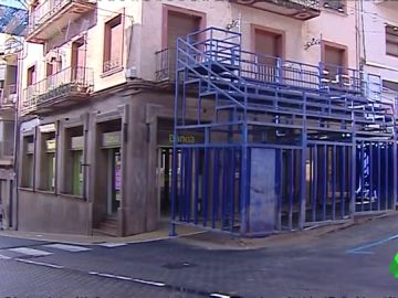 Imagen del lugar en el que un joven ha fallecido tras sufrir una cogida de un toro Imagen del lugar en el que un joven ha fallecido tras sufrir una cogida de un toro