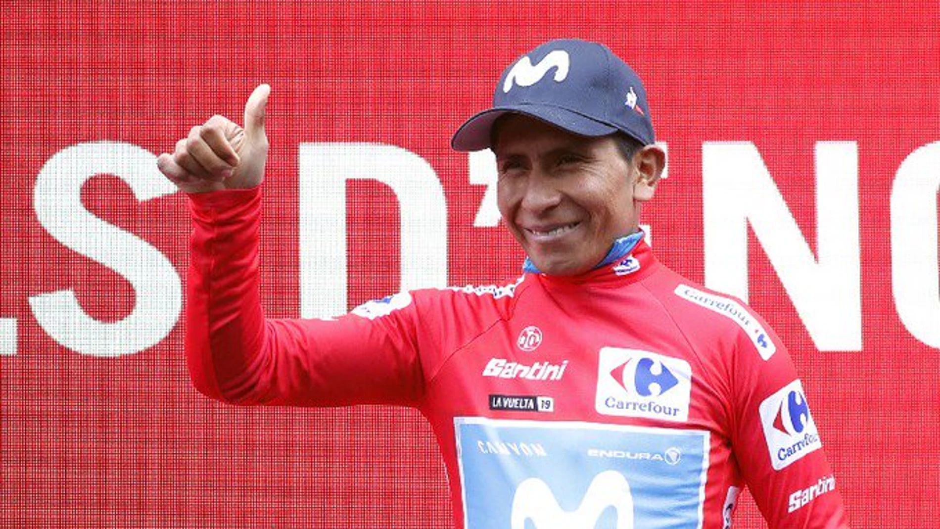 Nairo Quintana, maillot rojo de la Vuelta