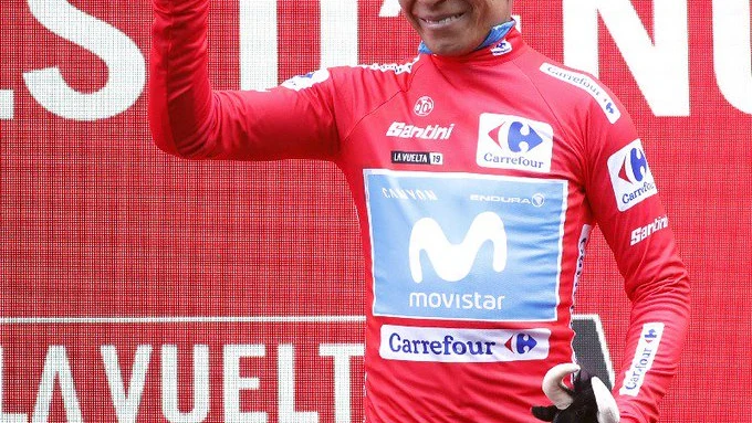 Nairo Quintana, maillot rojo de la Vuelta