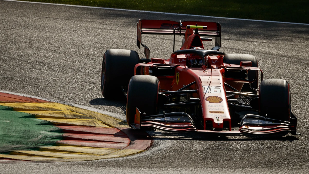 Charles Leclerc, en Spa