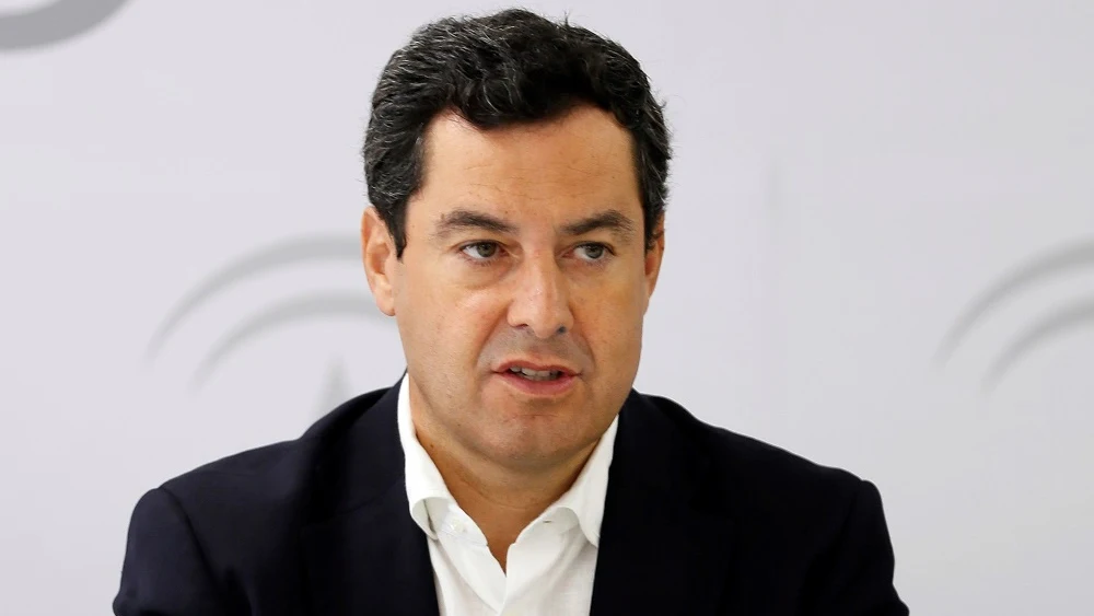 El presidente de la Junta de Andalucía, Juanma Moreno.