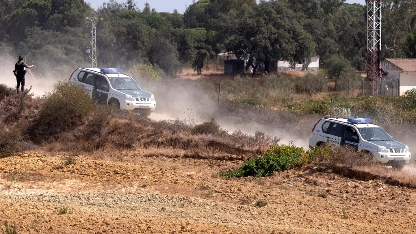 Imagen del lugar en el que la Guardia Civil ha detenido a un hombre atrincherado Imagen del lugar en el que la Guardia Civil ha detenido a un hombre atrincherado