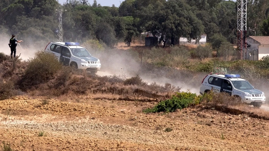 Imagen del lugar en el que la Guardia Civil ha detenido a un hombre atrincherado