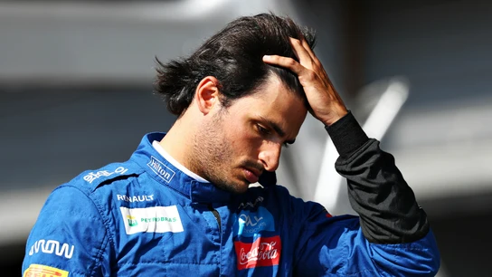 Carlos Sainz, cabizbajo Carlos Sainz, cabizbajo