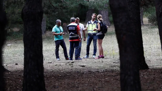 Una de las batidas organizadas para encontrar a Fernández Ochoa Una de las batidas organizadas para encontrar a Fernández Ochoa