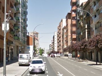 La calle en la que ocurrieron los hechos, en Lleida La calle en la que ocurrieron los hechos, en Lleida