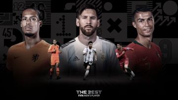 Van Dijk, Messi y Cristiano