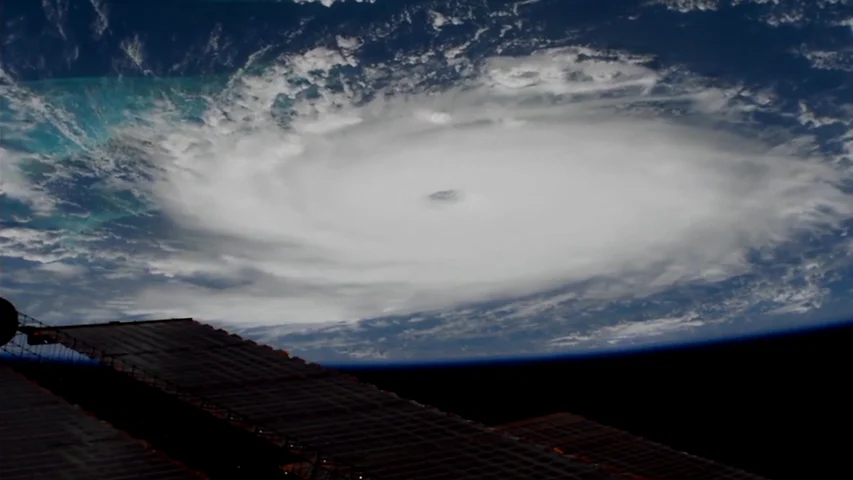 Las impresionantes imágenes del huracán Dorian desde el espacio