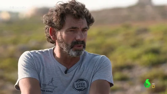 Óscar Camps: "Criticamos mucho a Trump por un muro pero nosotros hemos creado un muro de agua" Óscar Camps: "Criticamos mucho a Trump por un muro pero nosotros hemos creado un muro de agua"