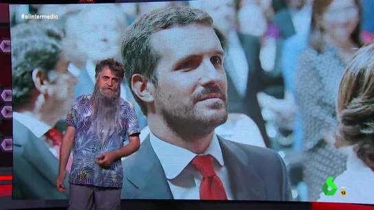 Wyoming arranca la temporada de El Intermedio con barba de náufrago: "Quería dejarme un estilo canallita como Casado" Wyoming arranca la temporada de El Intermedio con barba de náufrago: "Quería dejarme un estilo canallita como Casado"