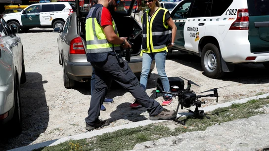 Un dron se suma a la búsqueda de Blanca Fernández Ochoa Un dron se suma a la búsqueda de Blanca Fernández Ochoa