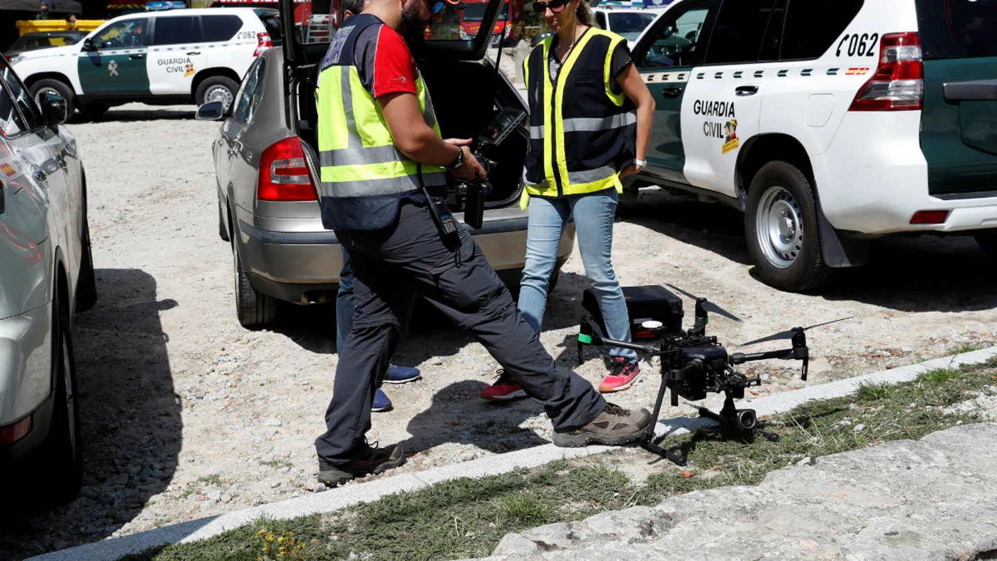 Un dron se suma a la búsqueda de Blanca Fernández Ochoa Un dron se suma a la búsqueda de Blanca Fernández Ochoa