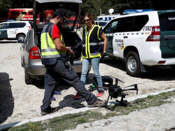 Un dron se suma a la búsqueda de Blanca Fernández Ochoa Un dron se suma a la búsqueda de Blanca Fernández Ochoa