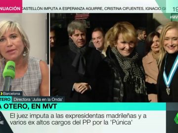Julia Otero, sobre la imputación de Aguirre y Cifuentes: "Ayuso nada puede temer porque parece que tiene el apoyo incondicional de Ciudadanos" Julia Otero, sobre la imputación de Aguirre y Cifuentes: "Ayuso nada puede temer porque parece que tiene el apoyo incondicional de Ciudadanos"