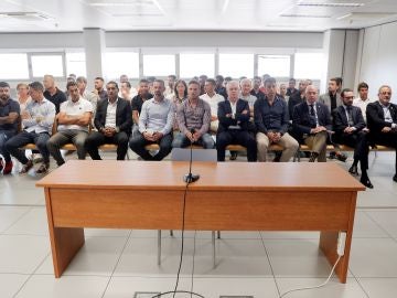 Los acusados del presunto amaño en el Levante-Zaragoza de 2011 Los acusados del presunto amaño en el Levante-Zaragoza de 2011