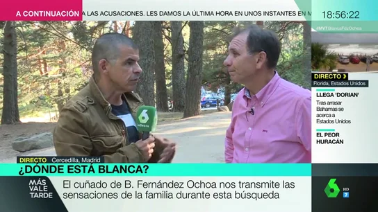 Habla el cuñado de Blanca Fernández Ochoa: "No tenemos ninguna duda de que la desaparición ha sido voluntaria" Habla el cuñado de Blanca Fernández Ochoa: "No tenemos ninguna duda de que la desaparición ha sido voluntaria"