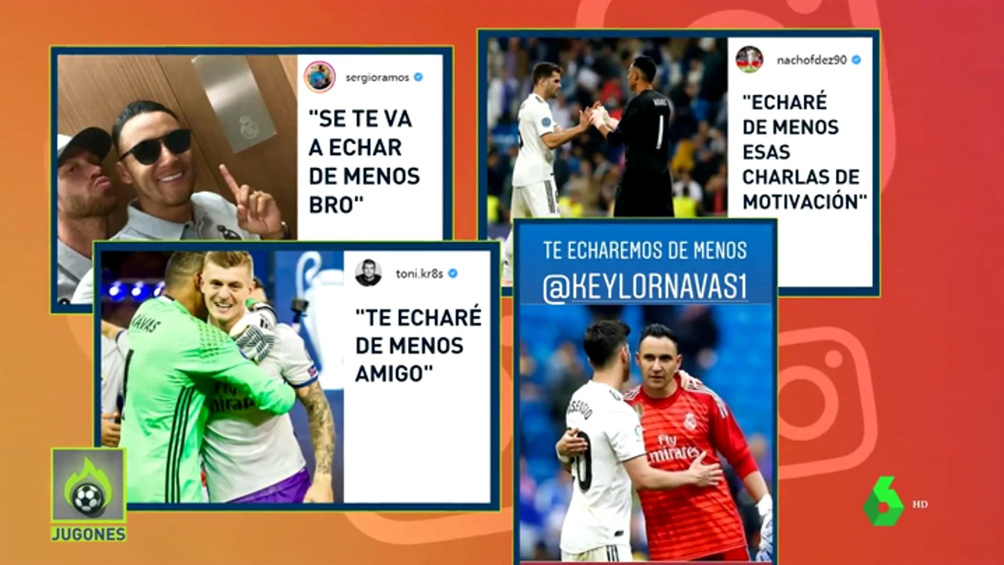 El vestuario se despide con pena de Keylor El vestuario se despide con pena de Keylor