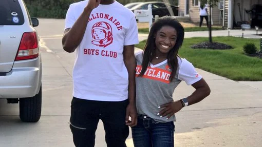 Simone Biles, junto a su hermano Tevin Biles-Thomas