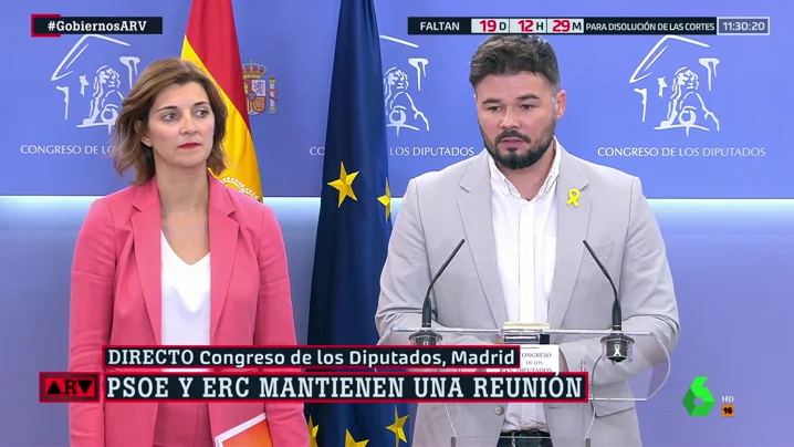 El diputado de ERC, Gabriel Rufián