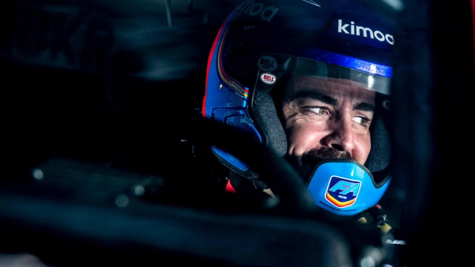 Fernando Alonso, a los mandos del Toyota