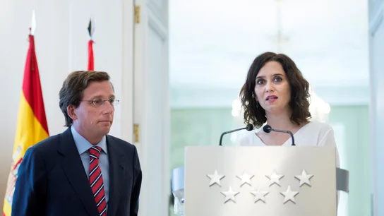 El alcalde de Madrid, José Luis Martínez-Almeida, y la presidenta de la Comunidad de Madrid, Isabel Díaz Ayuso El alcalde de Madrid, José Luis Martínez-Almeida, y la presidenta de la Comunidad de Madrid, Isabel Díaz Ayuso