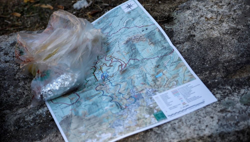Un mapa de la zona de búsqueda de Blanca Fernández Ochoa