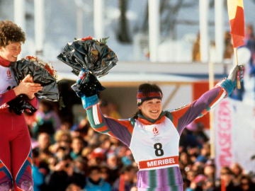 Blanca Fernández Ochoa en los JJOO de Invierno de 1992 Blanca Fernández Ochoa en los JJOO de Invierno de 1992