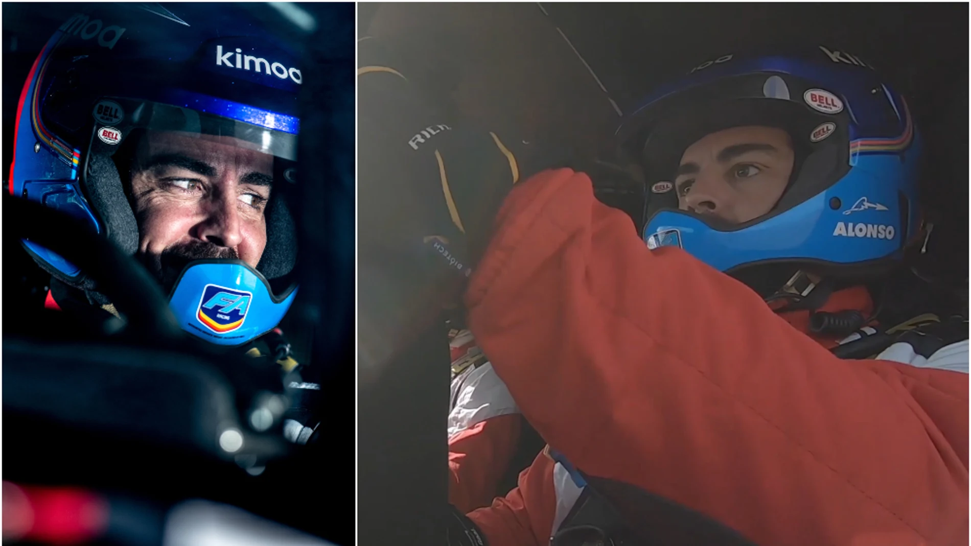 Fernando Alonso, durante su test en Polonia