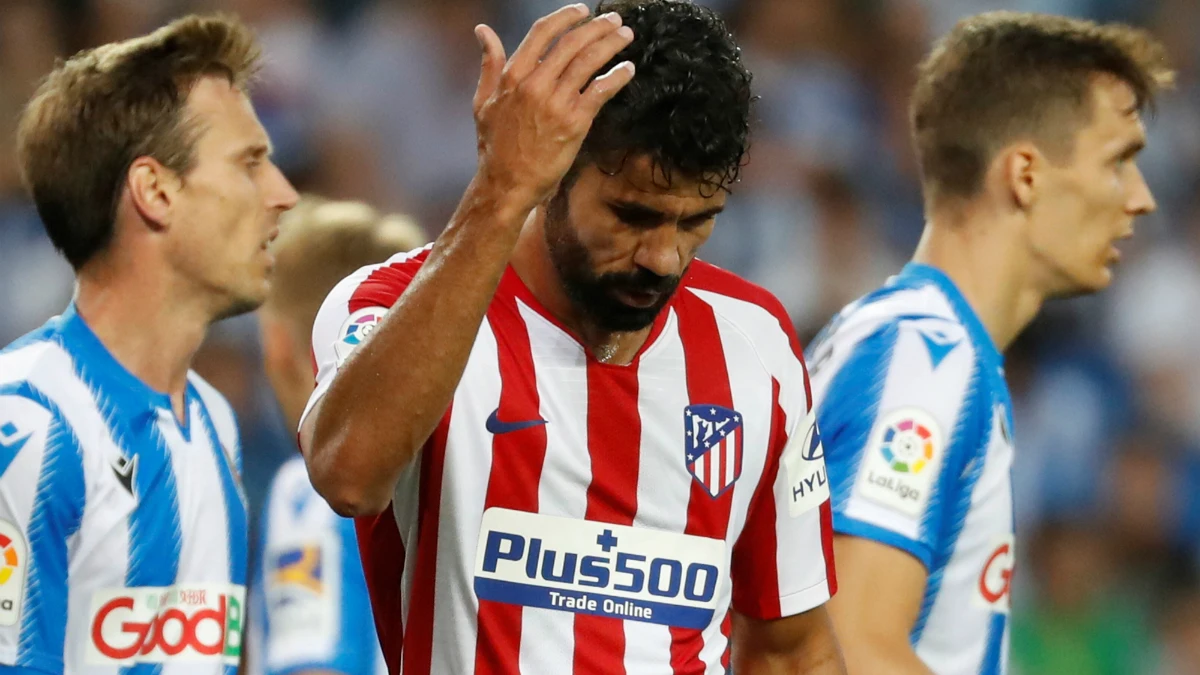 Diego Costa, enfadado