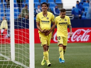 Gerard Moreno celebra un gol Gerard Moreno celebra un gol
