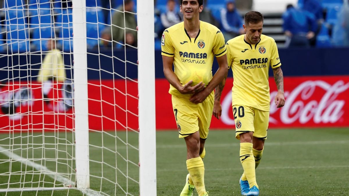 Gerard Moreno celebra un gol