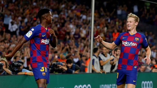 Ansu Fati, con De Jong Ansu Fati, con De Jong