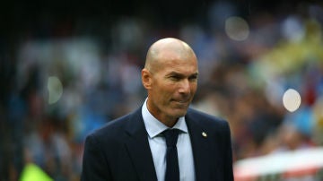 Zidane, en un partido