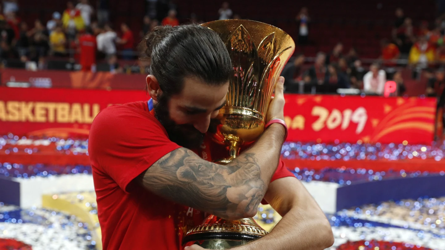 Ricky Rubio, con el Mundial de baloncesto Ricky Rubio, con el Mundial de baloncesto