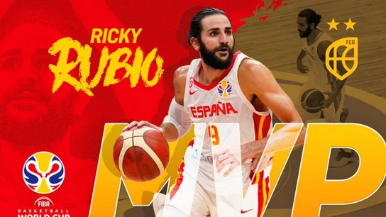 Ricky Rubio, MVP del Mundial de baloncesto 2019 Ricky Rubio, MVP del Mundial de baloncesto 2019