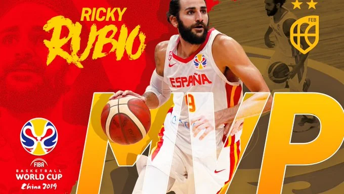 Ricky Rubio, MVP del Mundial de baloncesto 2019