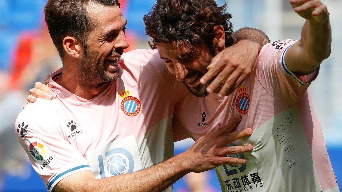 Granero celebra un gol del Espanyol