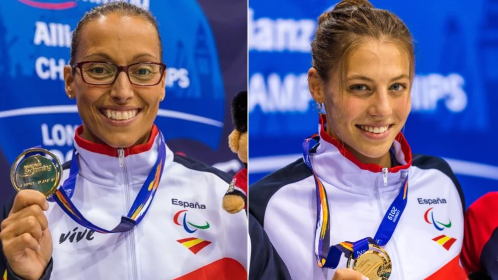 Teresa Perales y Nuria Marqués logran la medalla de oro en los Mundiales de natación paralímpica