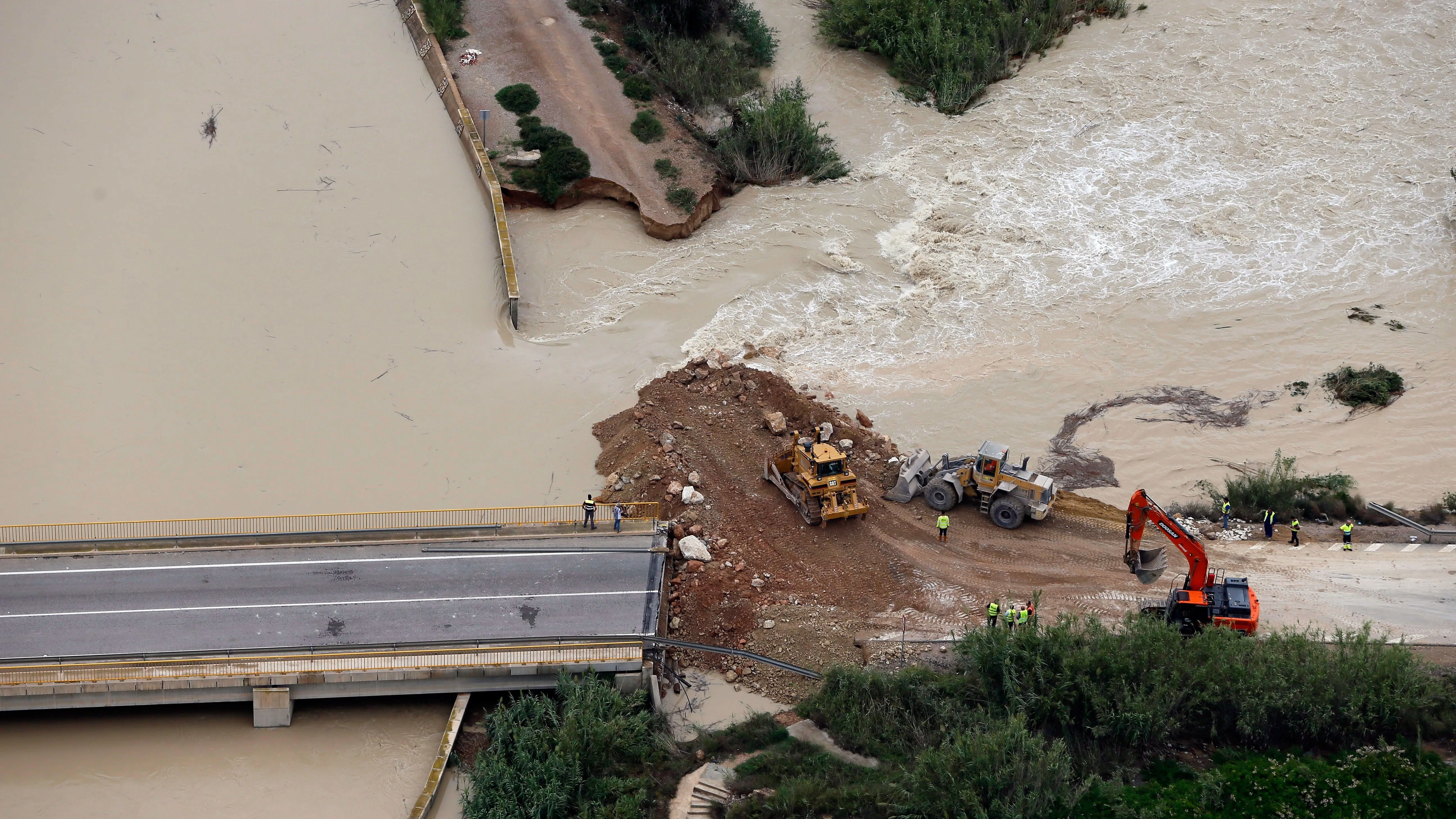 Desbordamiento del río Segura