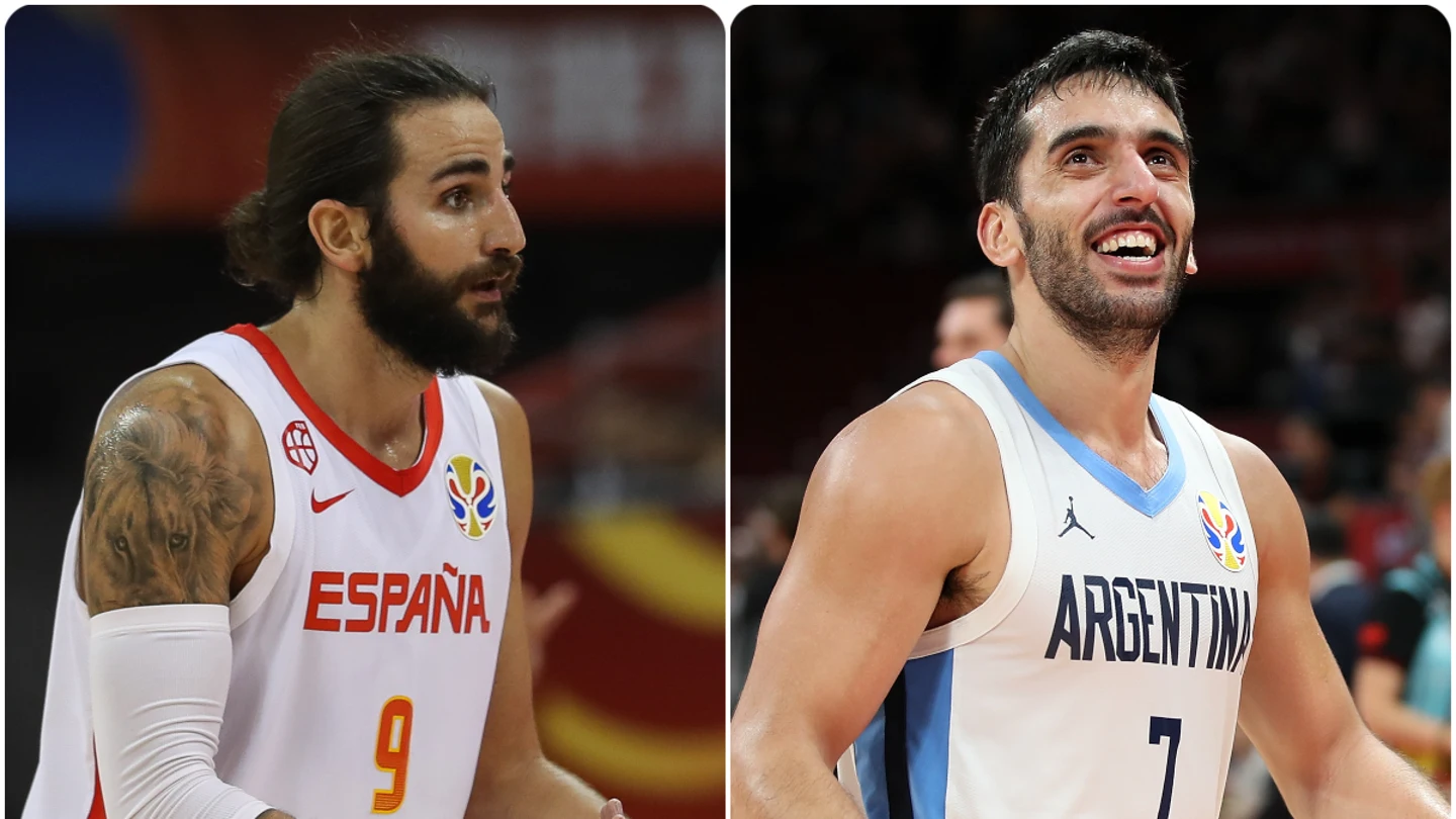 Ricky, con Campazzo Ricky, con Campazzo