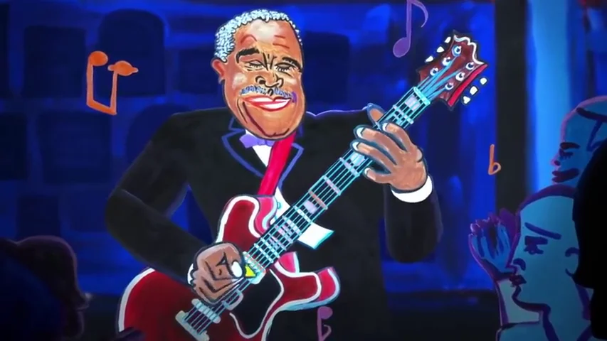 Google homenajea a B.B King con un Doodle en el 94 aniversario de su nacimiento